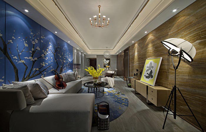 浪漫的現代客廳