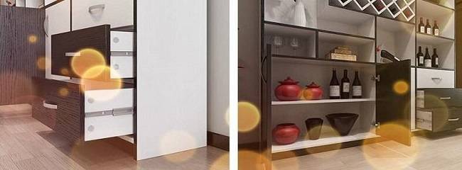 餐廳酒柜細節圖