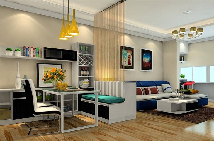 定制藍(lán)色愛琴海客廳家具