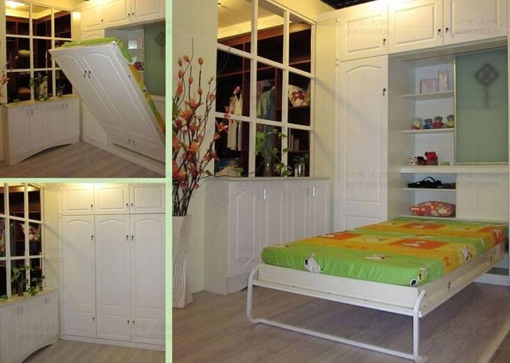 客廳隱形壁柜床既美觀又實(shí)用