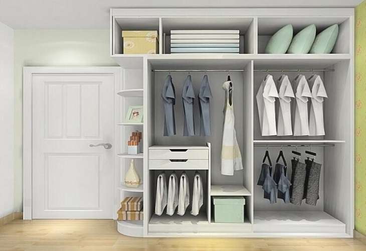 可根據實際情況個性化定做衣柜